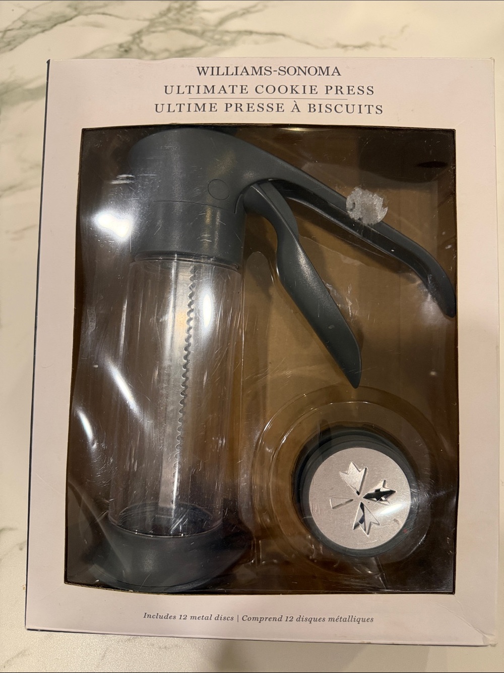 Williams Sonoma Ultimate Cookie Press Set with 12 metal discs - Spritz cookies